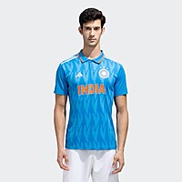 CRICKET APPAREL ADIDAS POLO INDIAN T SHIRT