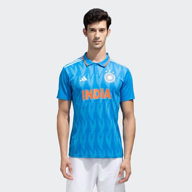 CRICKET APPAREL ADIDAS POLO INDIAN T SHIRT