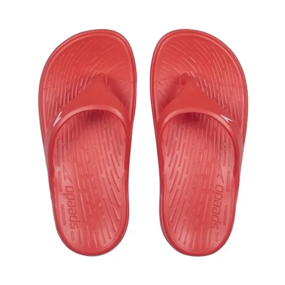 Swimming Footwear - Speedo - 8PFJ02F003JU SINGLE COLOUR THONG-LAVA RED/WHITELAVA RED/WHIT