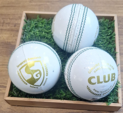 Cricket Ball SG CLUB WHITE Cricket Ball SG CLUB WHITE