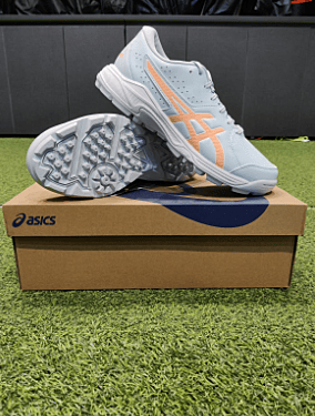 Cricket Shoe ASICS GEL PEAKE 2 GS COOL GREY/BRIGHT SUNSTONE