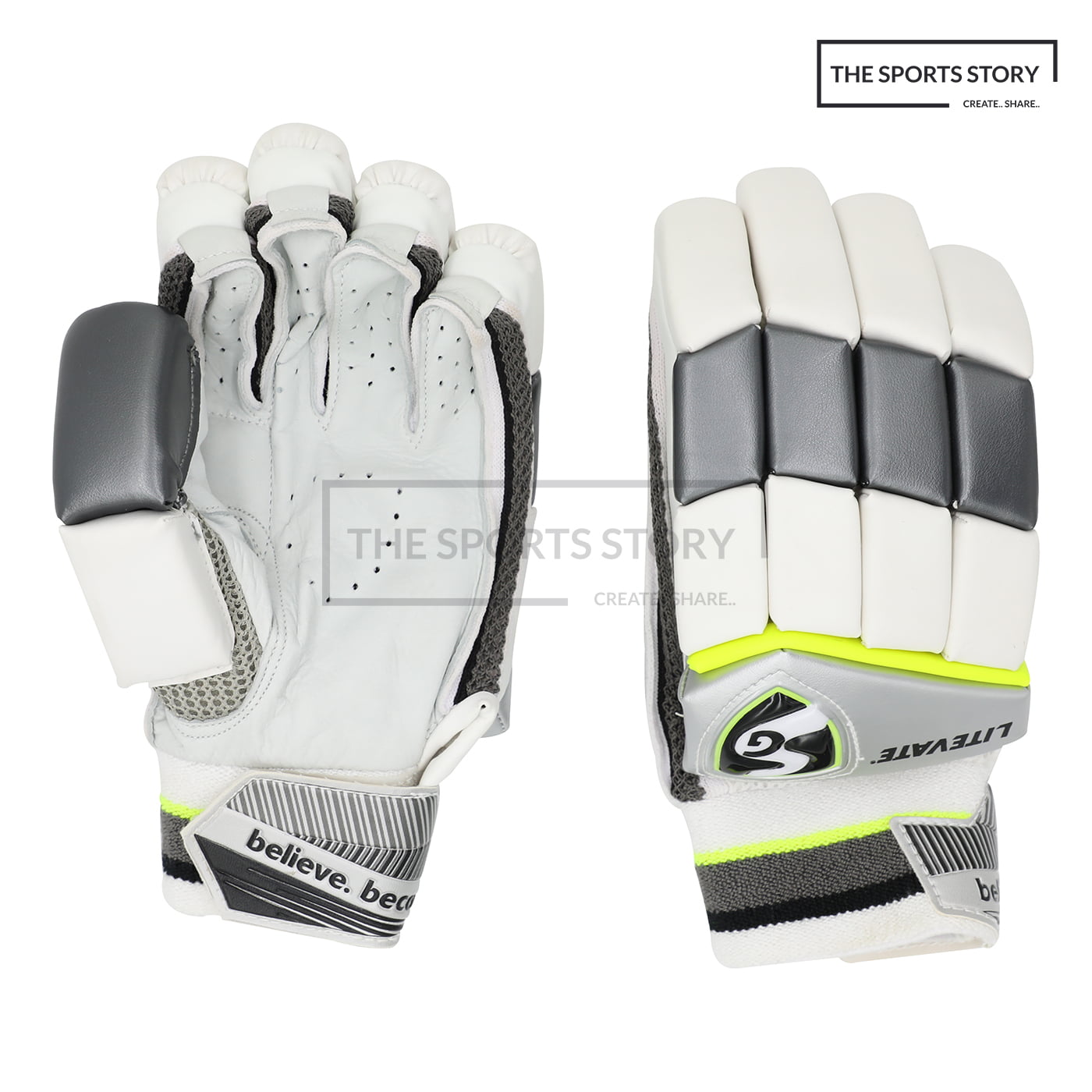 Cricket Batting Gloves -SG LITEVATE - LH Cricket Batting Gloves -SG LITEVATE - LH