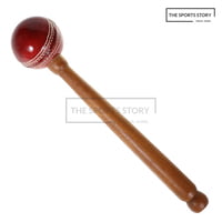 WOODEN MALLET WT LEATHER BALL