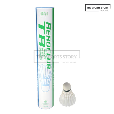 Badminton Shuttle -FEATHER ACBTR WHITE S2 Badminton Shuttle -FEATHER ACBTR WHITE S2