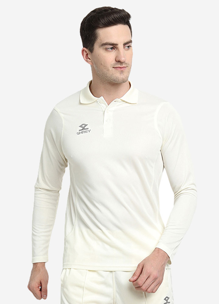 SHREY Cricket Match Shirt Junior Long Sleeve