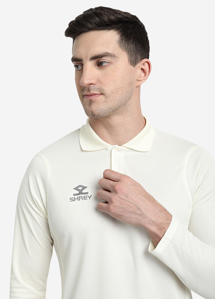 SHREY Cricket Match Shirt Junior Long Sleeve