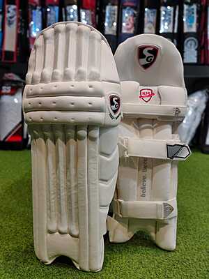 Cricket Batting Pad SG TEST WHITE